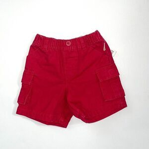 Gymboree Boys Red Shorts Fire Alarm  3-6 months